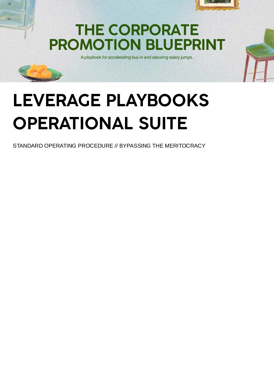 THE CORPORATE PROMOTION BLUEPRINT
